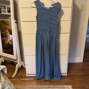 Style & Co. Blue Sleeveless Maxi Dress